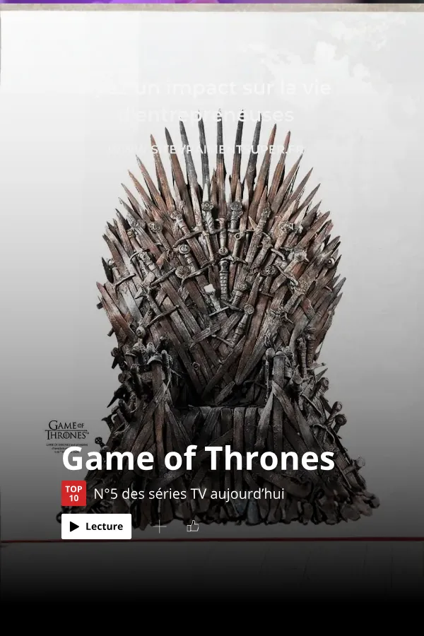 Affiche Game of Thrones : Transmission de patrimoine
